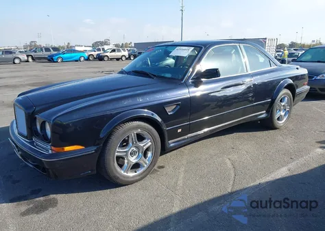 2002 Bentley Continental T из США, поврежденный, VIN SCBZU25E82CX01515